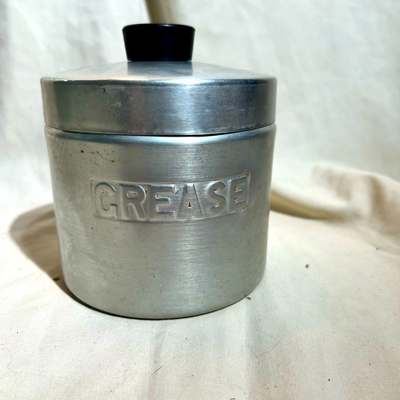 Kitchen Vintage Aluminum Grease Container Poshmark